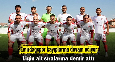 Emirdağspor kayıplarına devam ediyor