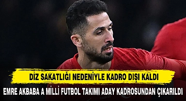 Emre Akbaba A Milli Futbol Takımı Aday Kadrosundan Çıkarıldı