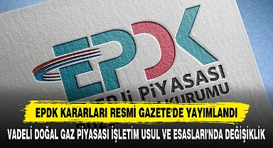 EPDK Kararları Resmi Gazete'de Yayımlandı
