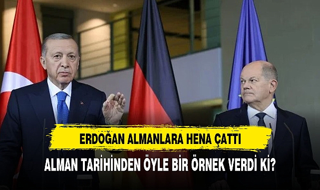 Erdoğan'dan Alman lideri şaşkına uğratan benzetme