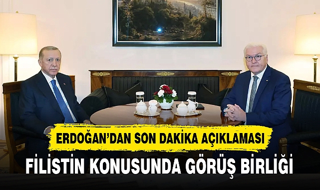 ERDOĞAN’DAN SON DAKİKA AÇIKLAMASI