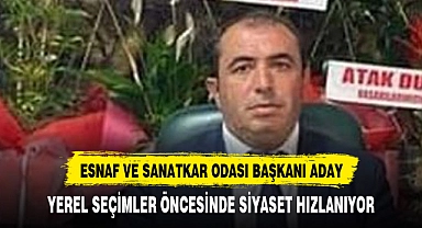 Esnafların sesi olmak için adaylığını açıkladı