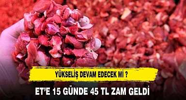 ET'E 15 GÜNDE 45 LİRA ZAM GELDİ