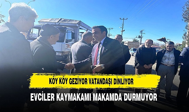 Evciler Kaymakamı Halk Toplantısı Gerçekleştirdi