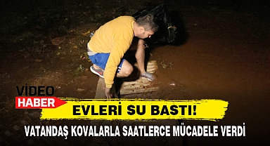 EVLERİ SU BASTI!