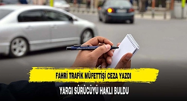 FAHRİ TRAFİK MÜFETTİŞİ CEZA YAZDI