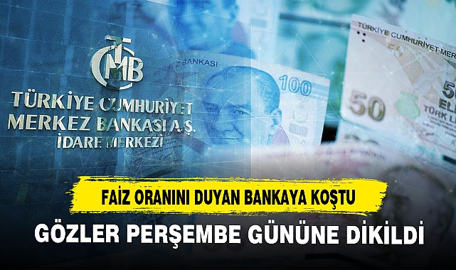 FAİZ ORANINI DUYAN BANKAYA KOŞUYOR
