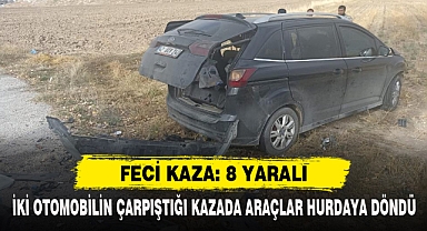 FECİ KAZA: 8 YARALI