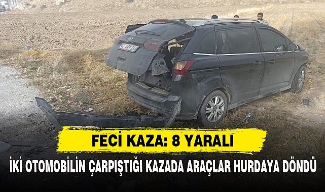 FECİ KAZA: 8 YARALI