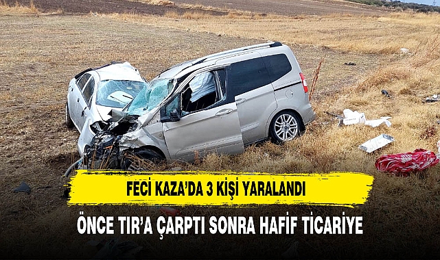 FECİ KAZA'DA 3 YARALI