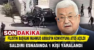 Filistin Başkanı Mahmud Abbas’ın Konvoyuna Ateş Açıldı