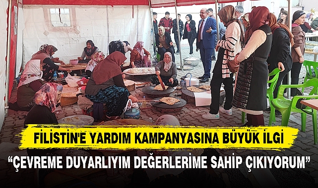 Filistin'e Yardım Kampanyasına Büyük İlgi