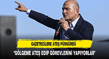 GAZETECİLERE ATEŞ PÜSKÜRDÜ !!!
