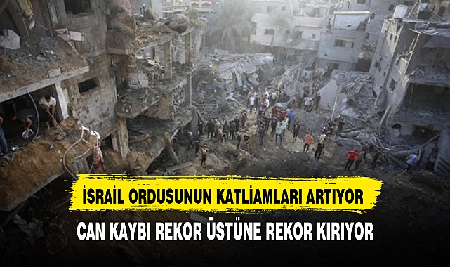 Gazze'de bilanço her geçen gün ağırlaşıyor