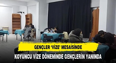 Gençler vize mesaisinde