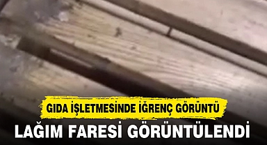 GIDA İŞLETMESİNDE İĞRENÇ GÖRÜNTÜ