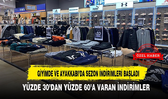 GİYİMDE VE AYAKKABIDA SEZON İNDİRİMLERİ BAŞLADI