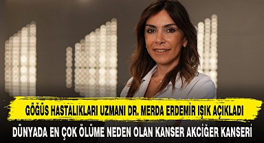 GÖĞÜS HASTALIKLARI UZMANI DR. MERDA ERDEMİR IŞIK AÇIKLADI