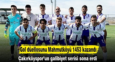 Gol düellosunu Mahmutköyü 1453 kazandı