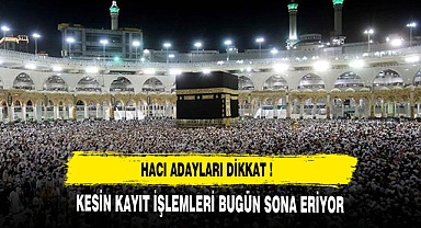 HACI ADAYLARI DİKKAT !