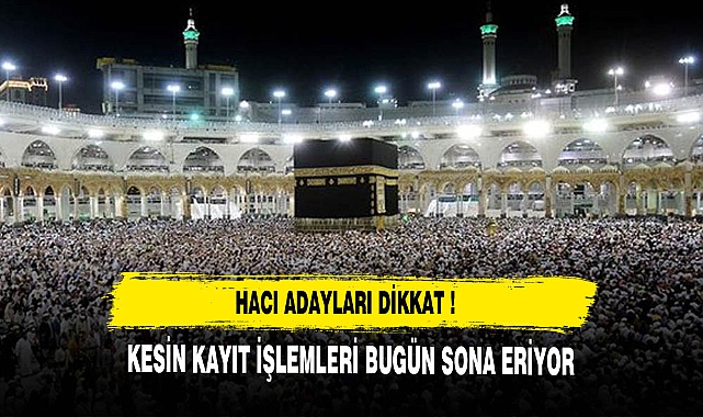 HACI ADAYLARI DİKKAT !