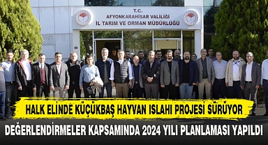 HALK ELİNDE KÜÇÜKBAŞ HAYVAN ISLAHI PROJESİ SÜRÜYOR