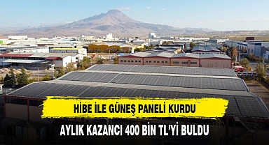Hibe ile güneş paneli kurdu kazancı dudak uçuklattı