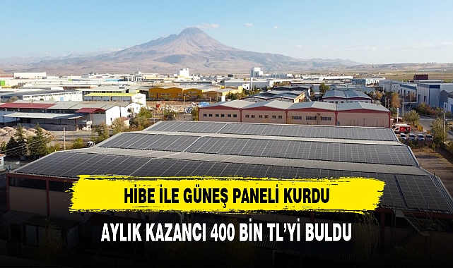 Hibe ile güneş paneli kurdu kazancı dudak uçuklattı