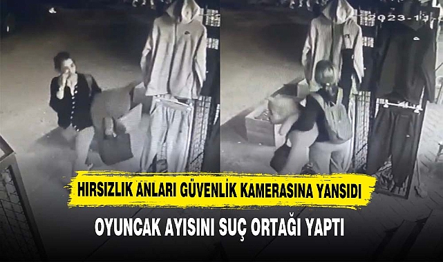 HIRSIZLIK ANLARI GÜVENLİK KAMERASINA YANSIDI