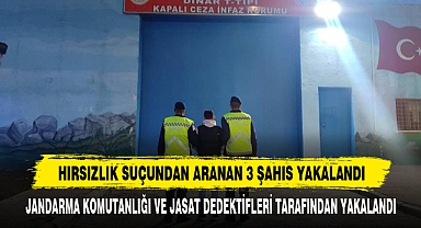 Hırsızlık Suçundan Aranan 3 Şahıs Yakalandı