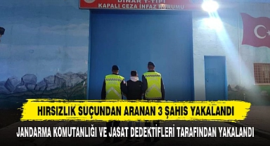 Hırsızlık Suçundan Aranan 3 Şahıs Yakalandı