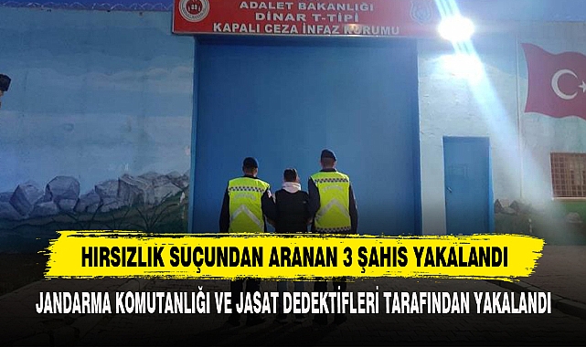 Hırsızlık Suçundan Aranan 3 Şahıs Yakalandı