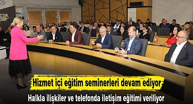 Hizmet içi eğitim seminerleri devam ediyor