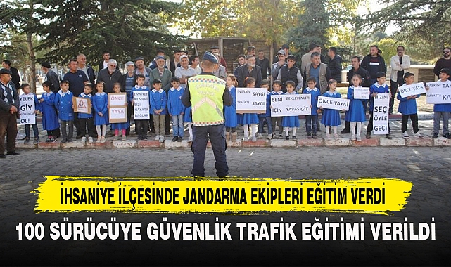 İhsaniye İlçesinde Jandarma Ekipleri Eğitim Verdi