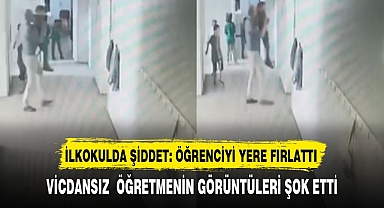 İlkokulda Şiddet: Öğrenciyi Yere Fırlattı