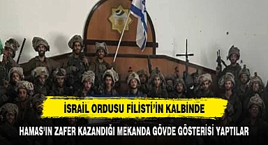 İsrail ordusu Filistin'in kalbinden fotoğraf paylaştı