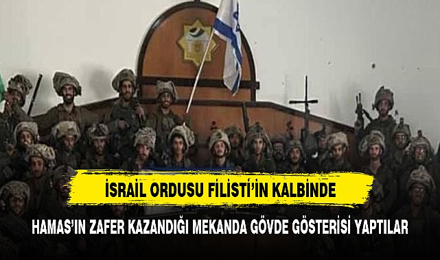 İsrail ordusu Filistin'in kalbinden fotoğraf paylaştı