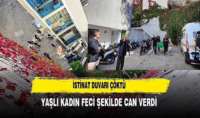 İSTİNAT DUVARI ÇÖKTÜ YAŞLI KADIN FECİ ŞEKİLDE CAN VERDİ