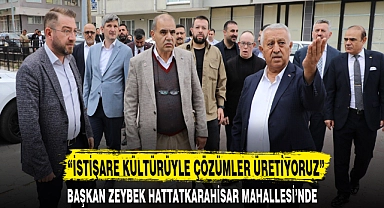 "İSTİŞARE KÜLTÜRÜYLE ÇÖZÜLER ÜRETİYORUZ"