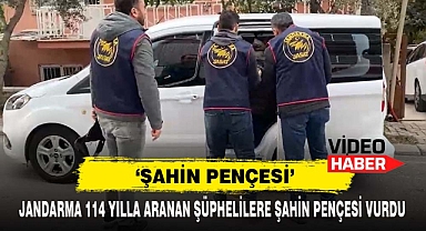 Jandarma 114 Yılla Aranan Şüphelilere Şahin Pençesi Vurdu