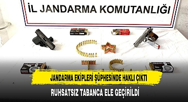 JANDARMA EKİPLERİ ŞÜPHESİNDE HAKLI ÇIKTI