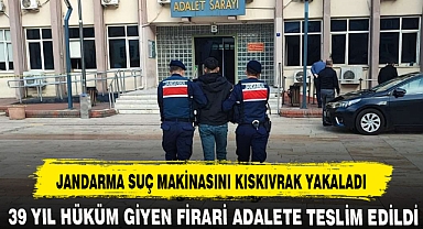 JANDARMA SUÇ MAKİNASINI KISKIVRAK YAKALADI