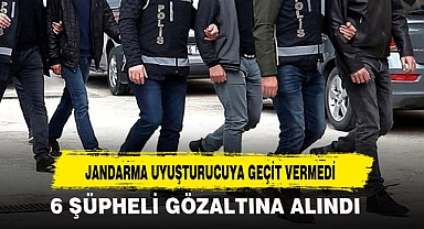 JANDARMA UYUŞTURUCUYA GEÇİT VERMEDİ