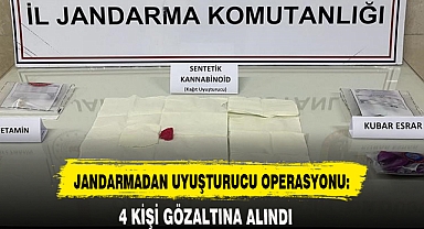 JANDARMADAN UYUŞTURUCU OPERASYONU: