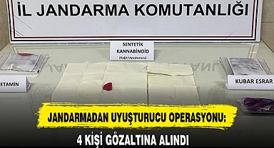 JANDARMADAN UYUŞTURUCU OPERASYONU: