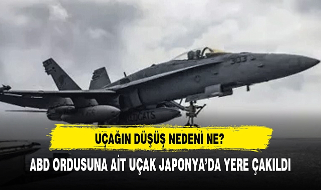 Japonya'da ABD uçağı yere çakıldı