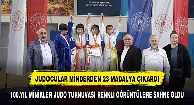 Judocular Minderden 23 Madalya Çıkardı