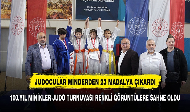 Judocular Minderden 23 Madalya Çıkardı