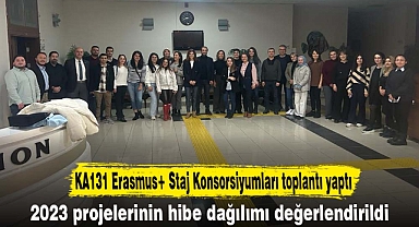 KA131 Erasmus+ Staj Konsorsiyumları toplantı yaptı