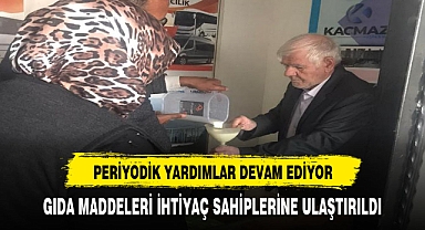 KADINLAR GÜCÜNÜ GÖSTERİYOR YARDIMLAR DEVAM EDİYOR
